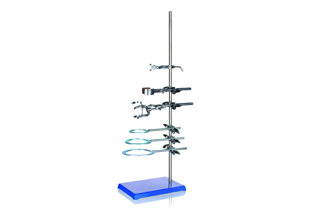Ring stands, rings, and clamps